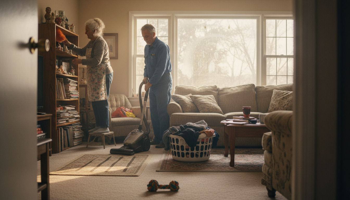 Couple providing customized home cleaning