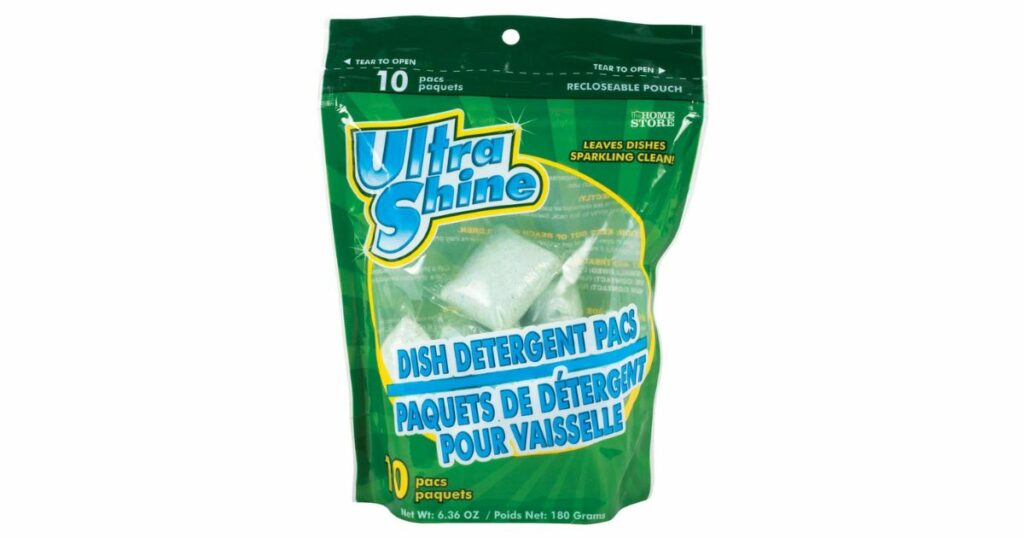 Ultra Shine Dish Detergent Packs